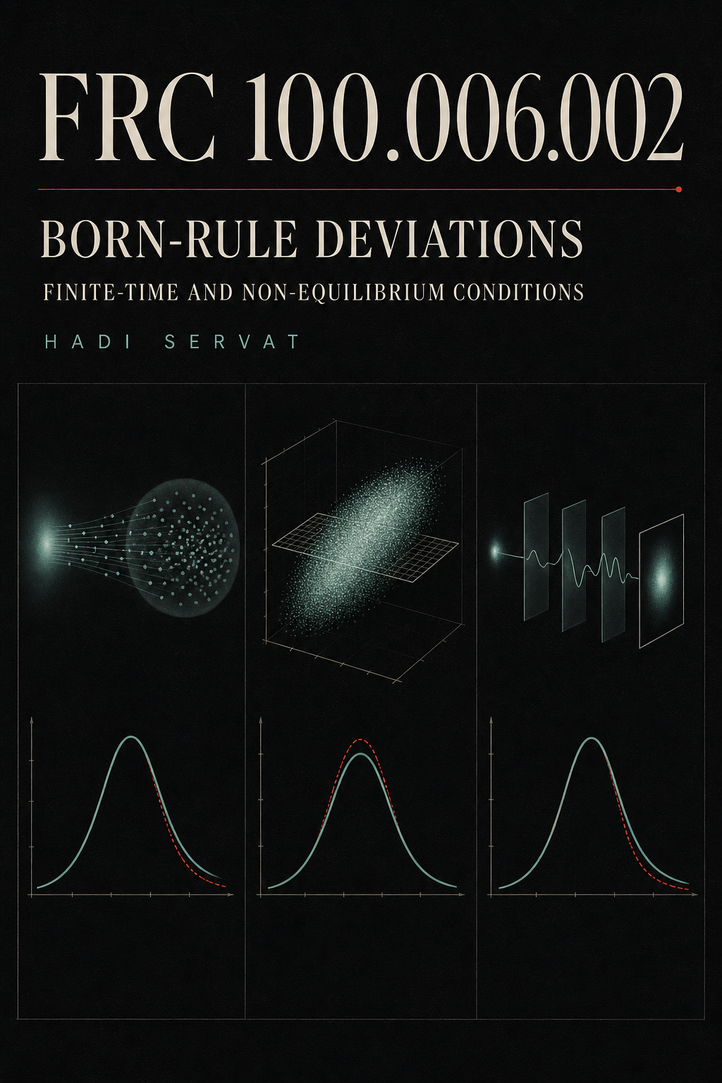 Cover art for FRC-100-006-002: Born-Rule Deviations under Finite-Time and Non-Equilibrium Conditions
